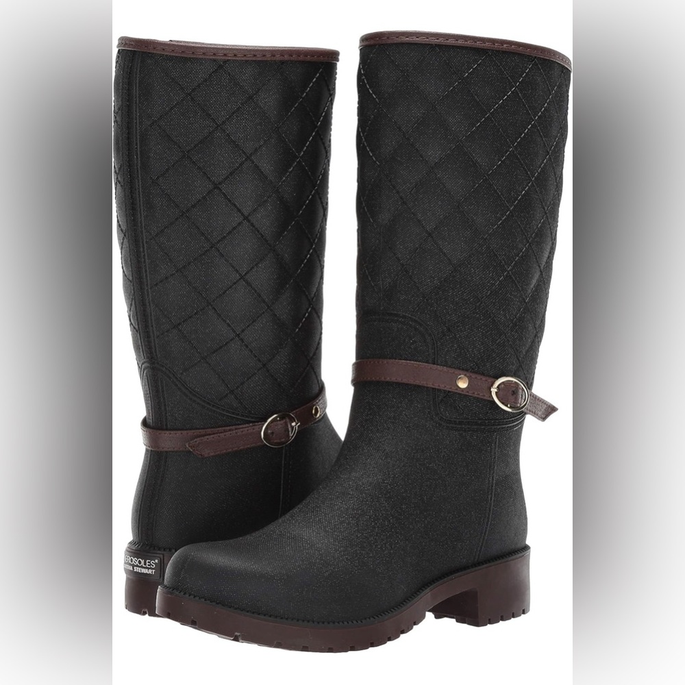 NWOT Aerosoles Martha Stewart Cross River Rain Boot